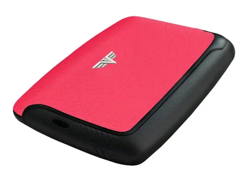 TRU VIRTU Geldbörse Kreditkartenetui Alu rot – Stilvoll & Sicher - Das TRU VIRTU Card Case ist ein kompaktes, elegantes Kartenetui für bis zu 25 Karten. Mit innovativem Drehschloss und RFID-Schutz bietet es Sicherheit und Design in einem, ideal für den geschäftlichen und privaten Einsatz.