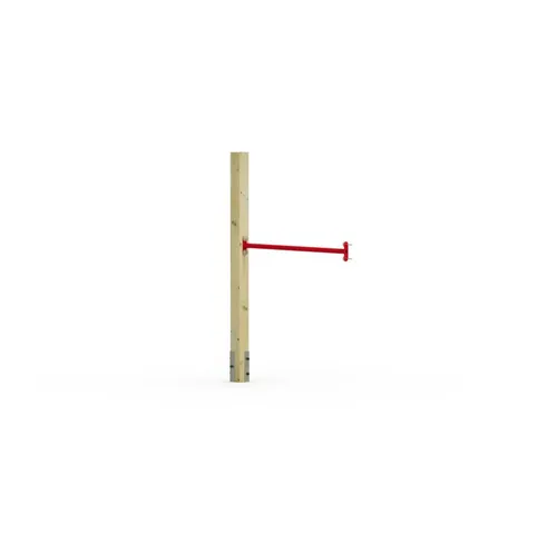 Wickey Spielturm-Erweiterung Turnanbau Fit Tumble 101 – Für Turnspaß im Garten - Robuste Turnanbau mit Reckstange, ideal zur Förderung von Kraft und Koordination. Wetterbeständige Stahlkonstruktion, inklusive Holzpfosten und Anker für einfachen Aufbau.