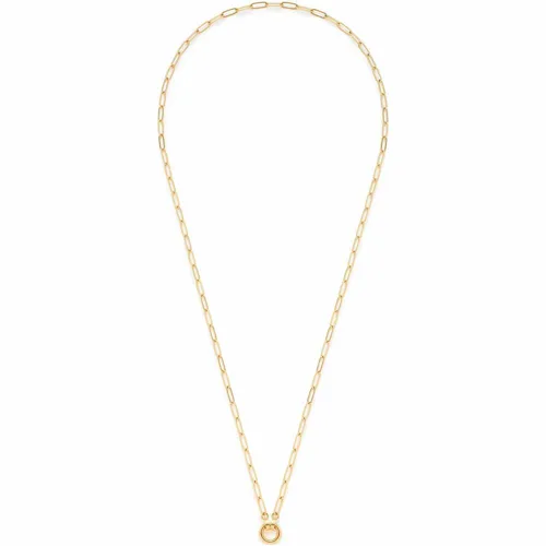 Leonardo Jewels Halskette 80 Gold Moda Clip&Mix - Halskette aus hochwertigem Edelstahl mit IP Gold-Beschichtung, ideal für individuelles Styling dank Clip&Mix-Funktion.