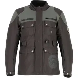 Helstons Desert wasserdichte Motorrad Textiljacke - Motorradjacke aus widerstandsfähigem Gewebe, mit herausnehmbarer Thermo-Aluminiumweste für optimale Wärme und Komfort bei jeder Fahrt.