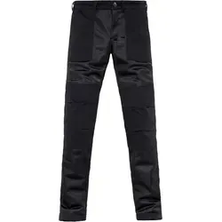 John Doe Aero Mesh Herren Motorrad Hose W32 L34 - schwarz - Motorradhose für Herren in Schwarz, ideal für den Sommer. 5 Taschen und integrierte Protektoren bieten Sicherheit und Komfort beim Pendeln oder Fahren mit dem Motorroller.