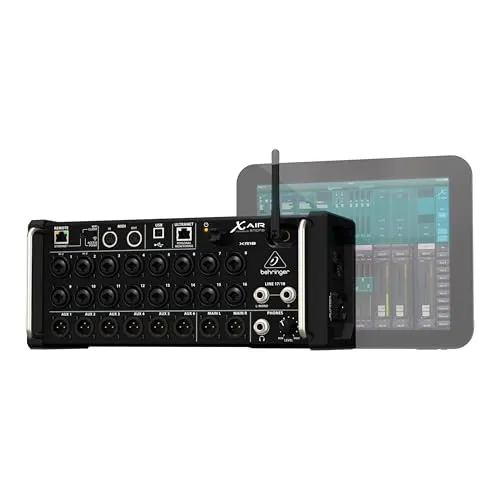 Behringer X AIR XR18 Digital Mischpult 18 Kanal WLAN - Vielseitiges digitales Mischpult mit 18 Kanälen und WLAN-Steuerung, ideal für Live-Performances und Studioaufnahmen.