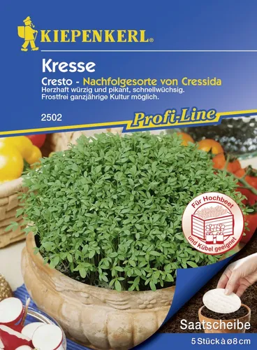 Kiepenkerl Kresse Cresto - 5 Saatscheiben