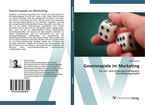 Maik Fischer | Gewinnspiele im Marketing | Taschenbuch | 120 Seiten - Entdecken Sie effektive Strategien für Marketinggewinnspiele! Das Taschenbuch von Maik Fischer bietet praxisnahe Ansätze zur Zielgruppenansprache und Entscheidungsfindung.