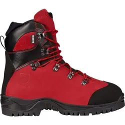 KOX Schnittschutzstiefel DUE Rot Größe 42 | S3 | Atmungsaktiv & Wasserdicht - Der KOX DUE Schnittschutzstiefel vereint Sicherheit und Komfort. Mit wasserdichter Membran und ergonomischer Passform ist er ideal für anspruchsvolle Arbeiten im Freien. Perfekt für Forst- und Outdoor-Einsätze.