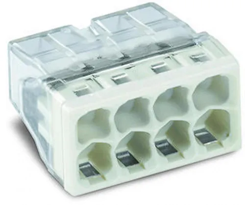 WAGO 2273-0208 - 8-fach COMPACT-Verbindungsdosenklemme, ideal für zuverlässige und platzsparende elektrische Verbindungen bis 24 A