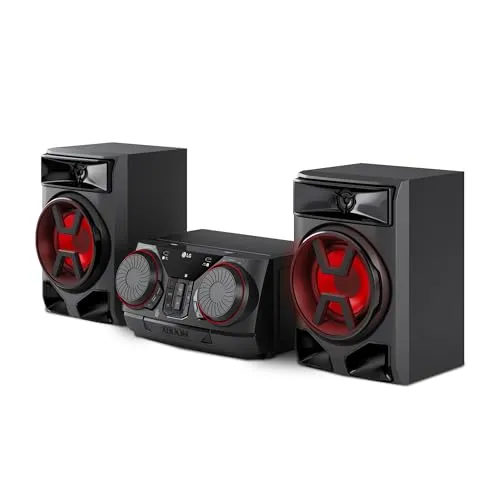 LG CK43N XBOOM Soundsystem - Hifi-Lautsprecher mit 300 W Leistung für ein kraftvolles Klangerlebnis. Genießen Sie Bluetooth-Multipoint-Verbindungen und TV-Soundsynchronisation für ein immersives Audio-Erlebnis.