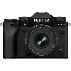 Fujifilm X-T5 schwarz mit XF16-50mm 2.8-4.8 R LM WR - Digitalkamera mit 40,2 MP X-Trans CMOS 5 HR Sensor, schneller Bildverarbeitung und 5-Achsen-Bildstabilisierung für beeindruckende Aufnahmen, auch unter schwierigen Bedingungen.