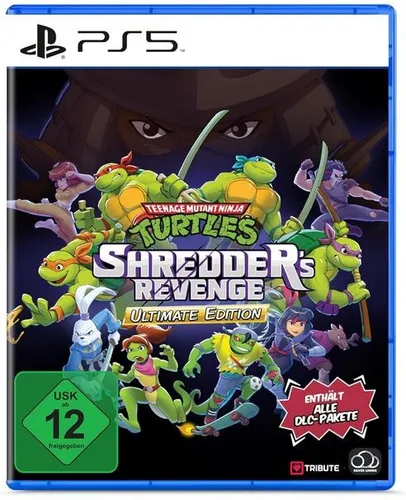 Teenage Mutant Ninja Turtles: Shredder's Revenge Ultimate Edition - [Playstation 5] - Spiele für PlayStation 5 mit allen DLC-Packs und nostalgischem 80er-Jahre-Design. Erlebe epische Kämpfe in ikonischen Orten und genieße einen remixed Soundtrack von Chiptune-Künstlern!