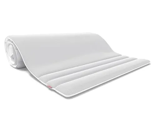 bett1 BODYGUARD Topper 100x200 cm - Matratzenauflagen mit ergonomischem Kaltschaum für optimale Druckentlastung und zwei unterschiedliche, atmungsaktive Bezüge für besten Schlafkomfort.