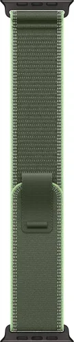 APPLE 49 mm Trail Loop (M/L) - Ersatzarmband in Grün/Neon - Smartwatch Zubehör: Ultraleichtes, elastisches Nylon-Maschengewebe für optimalen Tragekomfort und individuelle Anpassung mit praktischer Zuglasche.