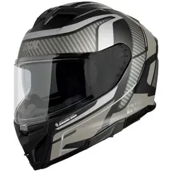 IXS 912 SV 2.0 Blade Integralhelm - Matt Schwarz/Grau/Silber - XL - Hochwertiger Integralhelm mit Panorama Sichtfeld, integrierter Sonnenblende und herausnehmbarem Innenfutter. Ideal für den professionellen Einsatz und höchsten Tragekomfort.