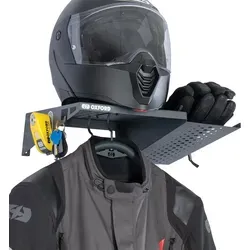 Oxford Zero-G Gear Tidy Garderobe - Dunkelgrau - Die Zero-G Gear Tidy Garderobe bietet eine praktische Aufbewahrungslösung für Ihre Motorradausrüstung. Mit belüfteten Ablagen für Helm und Handschuhe sowie einem speziellen Platz für Schlüssel und Schlösser bleibt alles organisiert und griffbereit.