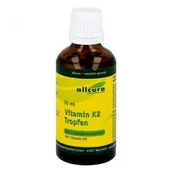VITAMIN K2 TROPFEN 50 ml - Arzneimittel zur Unterstützung der Knochengesundheit, fördert die Calciumaufnahme und stärkt die Knochenstruktur.