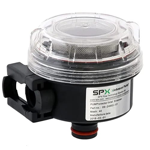 Johnson Pump 09-24653-01 Saugfilter 40 MESH, 90°, KlickTite Steckanschluss x Kli