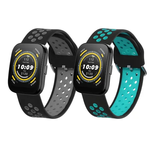 2x Uhrenarmband für Huami 22mm Amazfit Bip 6 Bip 5 Unity Bip 5 GTS 3 Balance 2