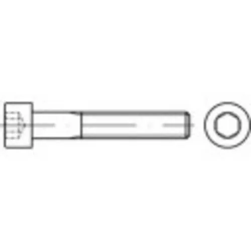TOOLCRAFT TO-9984750 Zylinderschrauben M33 65mm Innensechskant 10St.