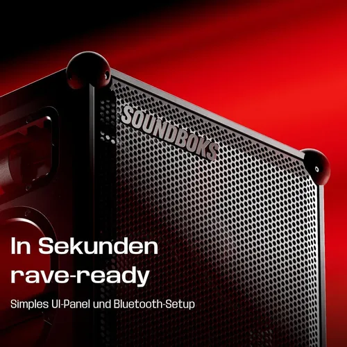 SOUNDBOKS 4 - Bluetooth Performance Speaker, 126dB Lautstärke und 40 Stunden Akku für ununterbrochene Partys