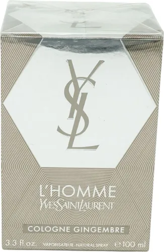 Yves Saint Laurent L'Homme Gingembre Cologne Spray 100 ml - Eau de Cologne für Herren mit frischem, maskulinem Duft, der spritzige Zitrusnoten mit der Wärme von Ingwer kombiniert – ideal für den täglichen Gebrauch und langanhaltende Frische.