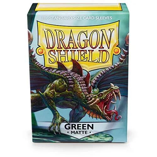 Dragon Shield 100 Sleeves + Box Matte Green - Grün - Magic: The Gathering Standa