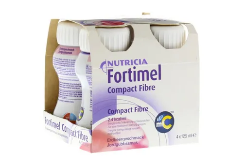 Nutricia Milupa GmbH Trinkbeutel Fortimel Compact Fibre 4er Pack - Vanille