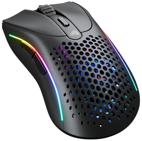 Glorious Gaming Model D 2 Wireless Gaming Mouse - Superleicht und Präzise - Mäuse: Ergonomisches Design für maximalen Komfort, nur 66g leicht für blitzschnelle Geschwindigkeit und mit 26K Opt. Sensor für präzises Tracking in jedem Spiel.