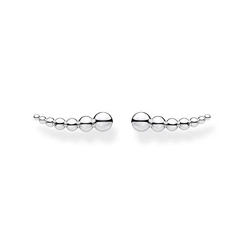 Thomas Sabo Ear Climbers Kugeln aus 925 Sterling Silber - Ohrringe für Damen aus hochwertigem 925er Sterlingsilber, ideal zum Kombinieren mit weiteren Schmuckstücken von Thomas Sabo. Trendiges Design für einen modernen Look!