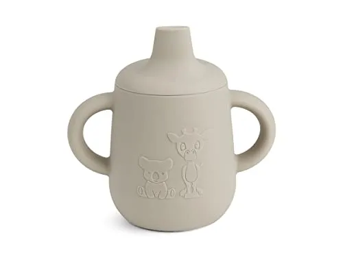 NUUROO Aiko Silikonbecher mit Sippy LID – Cobblestone