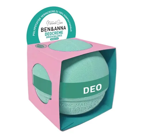 Ben & Anna Deo-Stift PolyPotato® Deocreme - Green Balance Sensitiv 40g