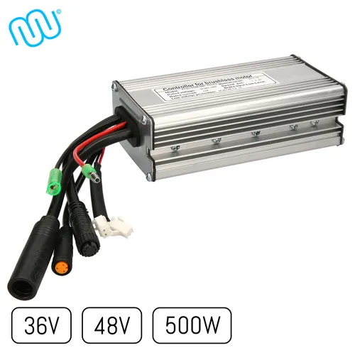 E-Bike Controller 500W Universal 36V 48V - E-Scooter Steuergerät für E-Mountainbikes und Pedelecs, wasserdicht und aus Aluminiumlegierung für Langlebigkeit und Zuverlässigkeit.