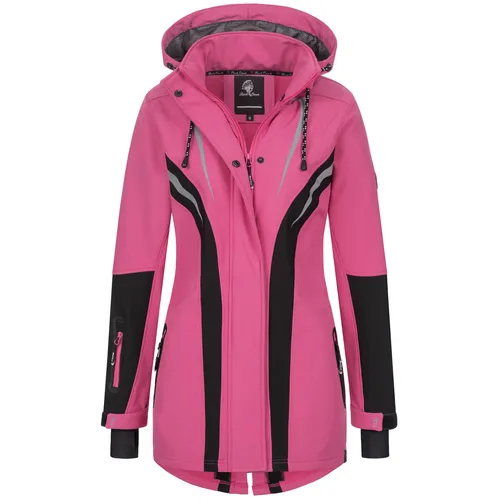 Rock Creek Softshelljacke Damen D-492 – Vielseitiger Outdoor-Mantel - Der Rock Creek Damen Softshellmantel D-492 kombiniert modernes Design mit Funktionalität. Wasserabweisend und mit praktischen Taschen ausgestattet, ist er der ideale Begleiter für Outdoor-Aktivitäten.