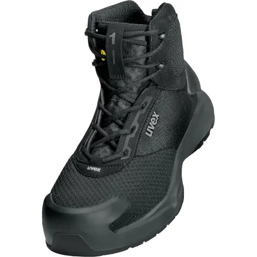 uvex S1 PL PU/TPU W11 6801249 Sicherheitsstiefel S1PL - Größe 49 Schwarz - Arbeitsschutz: Sportliche uvex 1 x-craft Sicherheitsstiefel, ideal für leichte Anwendungen in Handwerk und Industrie, bieten optimalen Komfort und Sicherheit.