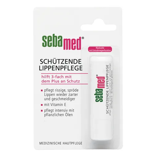 Sebamed Lippenpflegestift - Lippenpflege für empfindliche Haut, spendet intensive Feuchtigkeit und schützt mit Vitamin E vor dem Austrocknen.