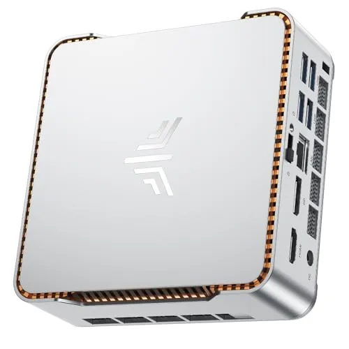 NiPoGi Pinova P2 Mini PC W-11 Pro, АMD Ryzen 3300U(bis zu 3,50 GHz), 16 GB DDR4 1024 GB M.2 SSD Mini Desktop Computer für Büro/Schule/Heim, 4K UHD Triple Display, HDMI 2.0, DP, Typ-C, Dual-WiF.