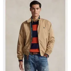 Polo Ralph Lauren Windbreaker in Hazel, Größe XXL - Stylischer Windbreaker von Polo Ralph Lauren aus reiner Baumwolle. Mit Regular Fit und Stehkragen für optimalen Tragekomfort. Praktische Pattentaschen sorgen für zusätzlichen Nutzen.