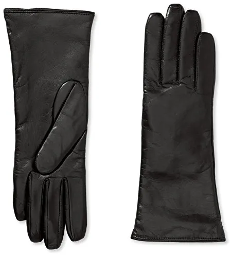 Roeckl Damen Edelklassiker Kaschmir Handschuhe Schwarz (Herstellergröße: 8.5) - Elegante Handschuhe aus hochwertigem Haarschaf-Nappaleder mit kuscheligem Kaschmirfutter für warmen Tragekomfort. Ideal für stilvolle Auftritte in der kalten Jahreszeit.