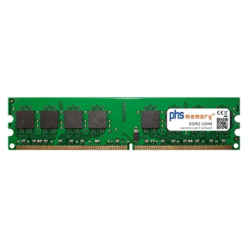 PHS-memory 2GB RAM Speicher kompatibel mit Fujitsu D2740 DDR2 UDIMM 800MHz PC2-6400U