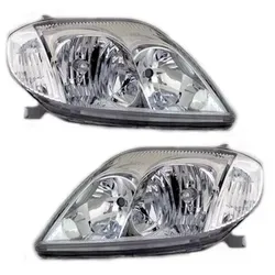TYC Scheinwerfer Set für Toyota Corolla E12 (01-07) - 2-teiliges Scheinwerfer Set für Toyota Corolla E12, passend für Limousine und Kombi. Vorbereitet für elektrische Leuchtweitenregulierung und mit E-Prüfzeichen für einfache Montage.