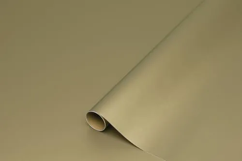 d-c-fix Möbel-Klebefolie Metallic Brass Matt, 45 cm x 1,5 m – abwaschbare und selbstklebende Deko-Folie für Küche, Schrank, Tisch & Fensterbank – glänzend & langlebig