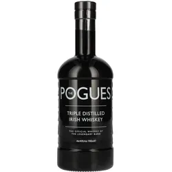 The Pogues Official Irish Whiskey 0,7l - 40% Vol. - Whisky aus 50% Irish Single Malt und 50% Single Grain, perfekt ausbalanciert und von West Cork Distillers handwerklich hergestellt. Ein Muss für Fans der Band und Whisky-Liebhaber!