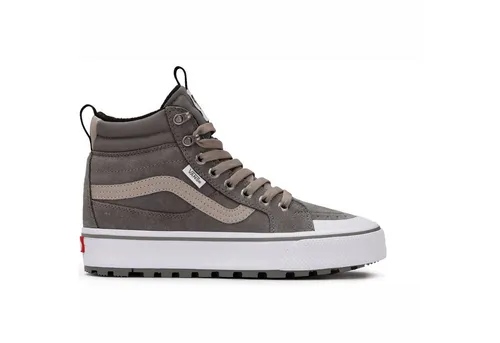 Vans MTE Sk8-Hi Waterproof Insulated Sportschuhe Grau EU 38 - Laufschuhe mit wasserdichtem Leder-Obermaterial und isolierendem Innenfutter, ideal für Outdoor-Aktivitäten bei jedem Wetter.