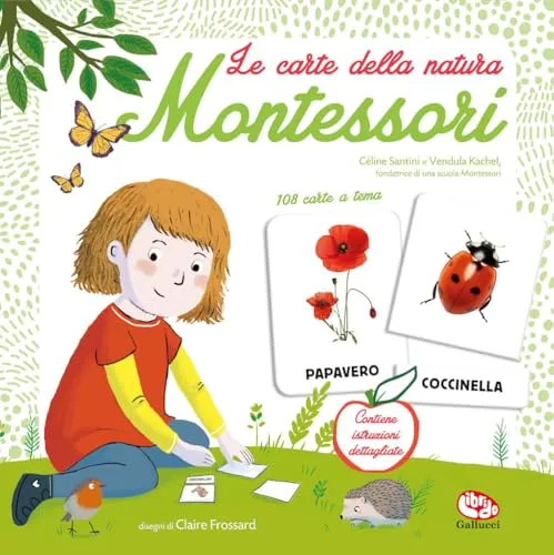 Le carte della natura Montessori. Ediz. a colori. Con libretto di istruzioni (Libri attività)