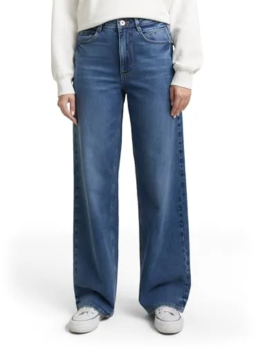TTMADINA Wide Leg Jeans – High Waist Five-Pocket-Style - Bequeme High Waist Jeans mit weitem Bein für optimale Bewegungsfreiheit. Ideal für jeden Anlass, sorgt der Stretch-Anteil für angenehmen Tragekomfort und eine perfekte Passform.