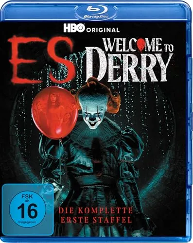 Vorbestellung: Es: Welcome to Derry - Staffel 1 auf Blu-ray - Erleben Sie die spannende erste Staffel von "Es: Welcome to Derry" in brillanter Blu-ray-Qualität. FSK ab 16, mit deutscher und englischer Sprache, erhältlich ab 07.05.2026.