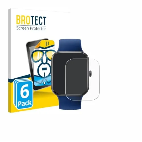 BROTECT (6 Stück Schutzfolie für Decathlon CW500 M Displayschutz Folie Ultra-Klar