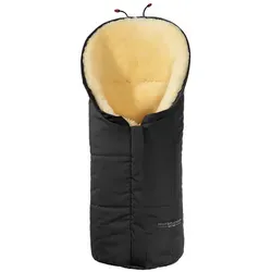 Hofbrucker Lammfell-Fußsack Eskimo - Hochwertiger Lammfell-Fußsack für Babyschale, Kinderwagen und Buggy. Hält Ihr Kind angenehm warm und ist wasserabweisend – ideal für kalte Wintertage.