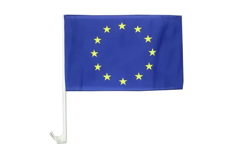 Drapeau de voiture EUROPE 45x30cm - Carflag EUROPÍ?EN - UNION EUROPÍ?ENNE - UE 3