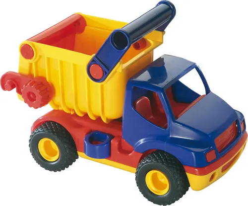 WADER ConsTruck Muldenkipper Lastwagen - Realistischer Spielspaß mit Kippfunktion: Der WADER Muldenkipper transportiert spielerisch Baumaterialien und überzeugt durch kinderfreundliches Design und strapazierfähige Reifen – ideal für kleine Bauleiter!