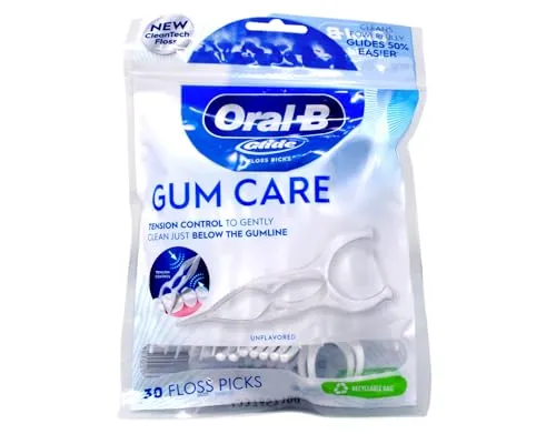 Oral-B Glide Gum Care Zahnseide-Picks - Praktische Zahnseide-Picks für eine gründliche und einfache Zahnreinigung, ideal für die tägliche Mundpflege.