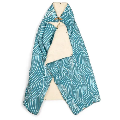 Campo Libre.® Wanda I Multifunktionale Campingdecke 4 in 1 - Die Wanda-Decke vereint Decke, Schlafsack, Kissen und Poncho in einem. Hergestellt aus 100% recycelten Materialien, ist sie leicht, strapazierfähig und ideal für Outdoor-Abenteuer.